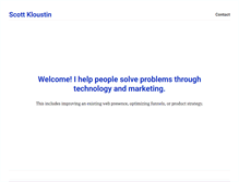 Tablet Screenshot of kloustin.com